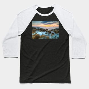 Sunrise Seascape at Sachuest Wildlife Refuge Baseball T-Shirt